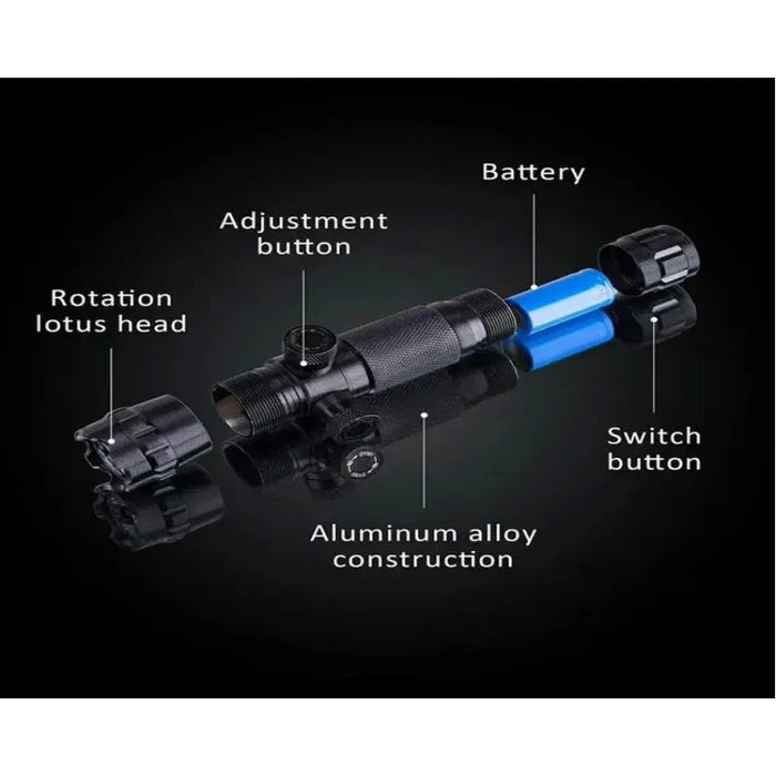 2024 Red Green Dot Lase-r Sight Metal Shell Infrared Sight Calibrator Adjustable Hand-adjusted Lase-r Pointer For Hunting