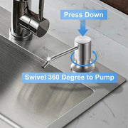 Dish Soap Dispenser Kitchen Liquid Soap Dispenser Sponge Caddy Soap Pump Dispenser with Sponge Holder Kitchen Cleaner Dish Soap Dispenser with Sponge Holder - Kitchen Soap Pump Caddy  AliExpress Lacatang Shop 