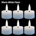 10/5Pcs Flickering LED Candle Battery Powered Flashing Light Flameless Candles Birthday Wedding Party Romantic Decoration Lamp - Lacatang Shop