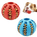 Dog Ball Toys for Small Dogs Interactive Elasticity Puppy Chew Toy Tooth Cleaning Rubber Food Ball Toy Pet Stuff Accessories - Lacatang Shop