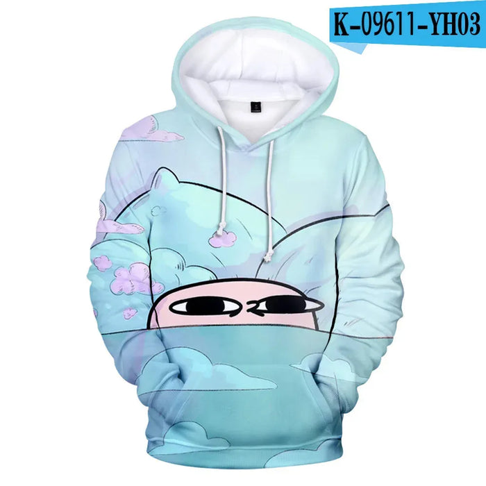 Cartoon Funny Big Eyes Ketnipz 3D Print Oversized Women/Men Hoodie Sweatshirt Harajuku Streetwear Hip Hop Pullover Hooded Jacket