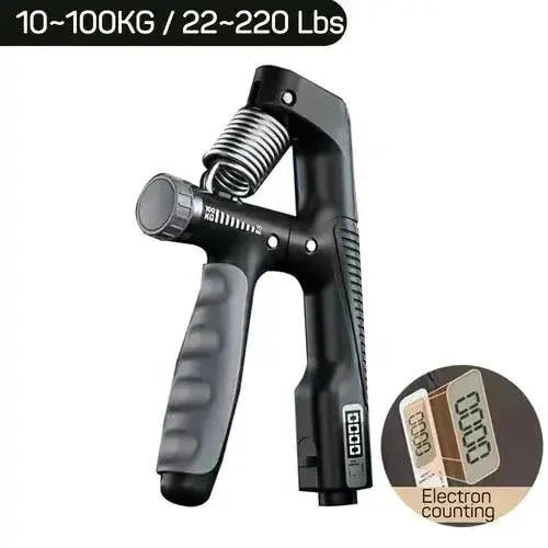 10 - 100Kg Hand Grip Exerciser Wrist Strengthener for Trainers Muscle - Lacatang Shop