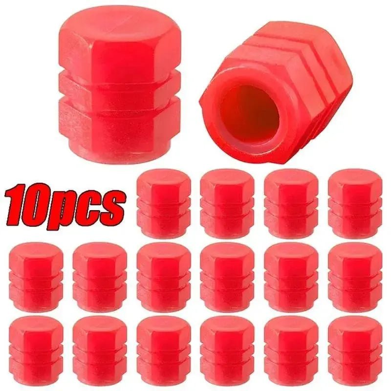 10 - 40PCS Car Luminous Tire Valve Cap Motorcycle Bike Wheel Nozzle Night Glowing Fluorescent Decor Tyre Valve Stem Luminous Caps - Lacatang Shop
