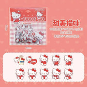 100 Mixed Sanrio Cartoon Kawaii Stickers for Students - Pochacco, Kuromi, Melody, and Kitty - 100pcs Stationery Supplies and Birthday Gifts - Lacatang Shop