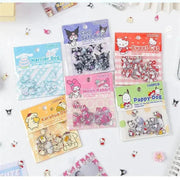100pcs Sanrio Cartoon Sticker Pochacco Kuromi Melody Kitty Kawaii Stickers Student Stationery Supplies Birthday Gifts - Lacatang Shop