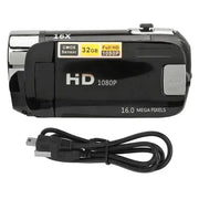 1080P HD 16MP Digital Camera 2.4 Inch Rotatable Screen Camcorder 16X Zoom HD Anti - shock Video Recorder with Fill Light - Lacatang Shop
