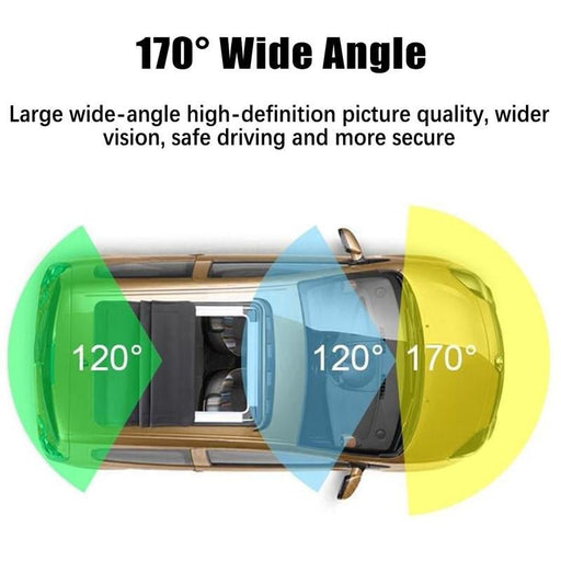 1080P Three Camera Car DVR with Night Vision - Lacatang Shop