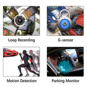 1080P Three Camera Car DVR with Night Vision - Lacatang Shop