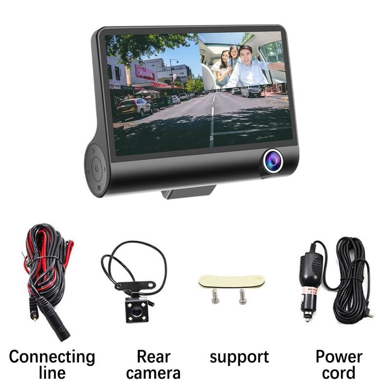 1080P Three Camera Car DVR with Night Vision - Lacatang Shop