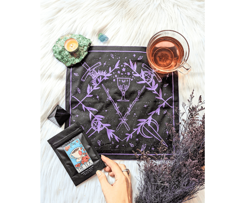 Tarot Altar Cloth | Access Our Eyes - Lacatang Shop