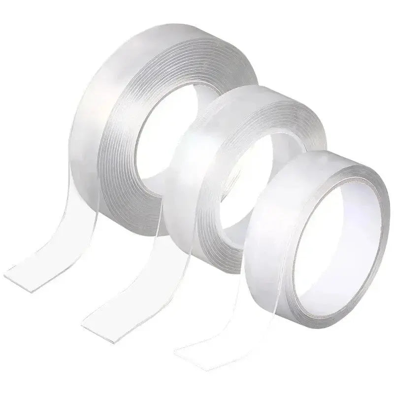 1/2/3/5m Nano Tape Double - Sided Adhesive Tape Traceles Waterproof Tape For Bathroom Kitchen Sink Tap Gel Sticker Christmas Decor - Lacatang Shop