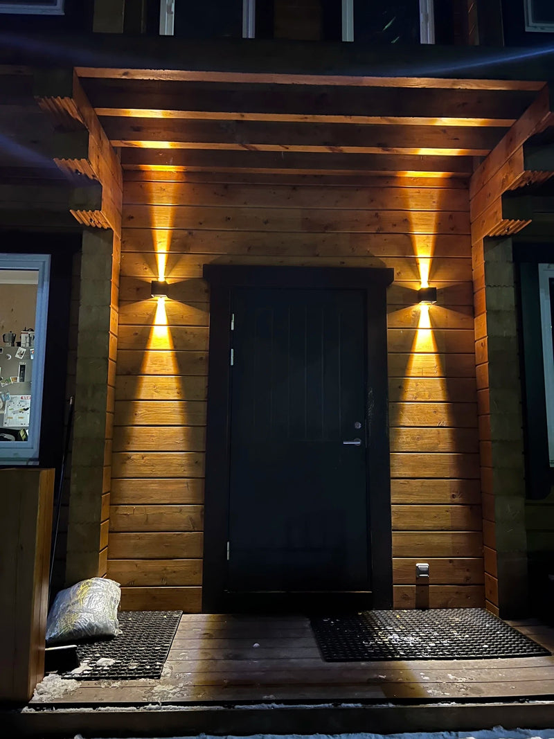 12W LED Wall Light IP65 Waterproof Outdoor Garden Yard Decor Porch Light Beam Angle Adjustable Sconce Balcony Wall Lamp 85 - 265V - Lacatang Shop