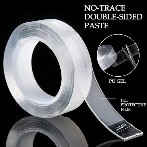 1/3/5m Nano Tape Double - Sided Adhesive Tape Traceless Waterproof Tape For Bathroom Kitchen Sink Tap Gel Sticker - Lacatang Shop
