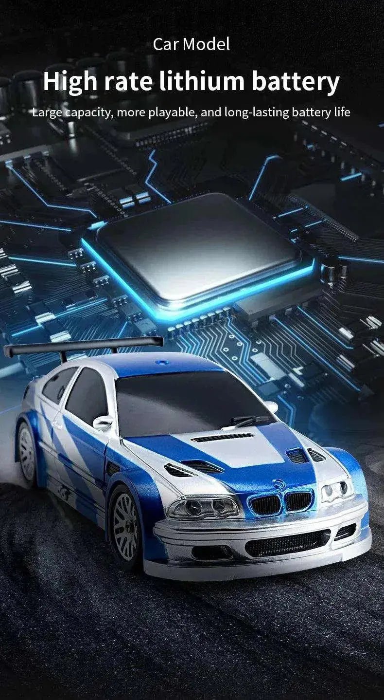 1/43 RC Car Mini Racing Cars 2.4G Radio Control Drift Car 4WD Off - road High - Speed Motor Vehicle Model Toys for Boys Mini Gifts - Lacatang Shop