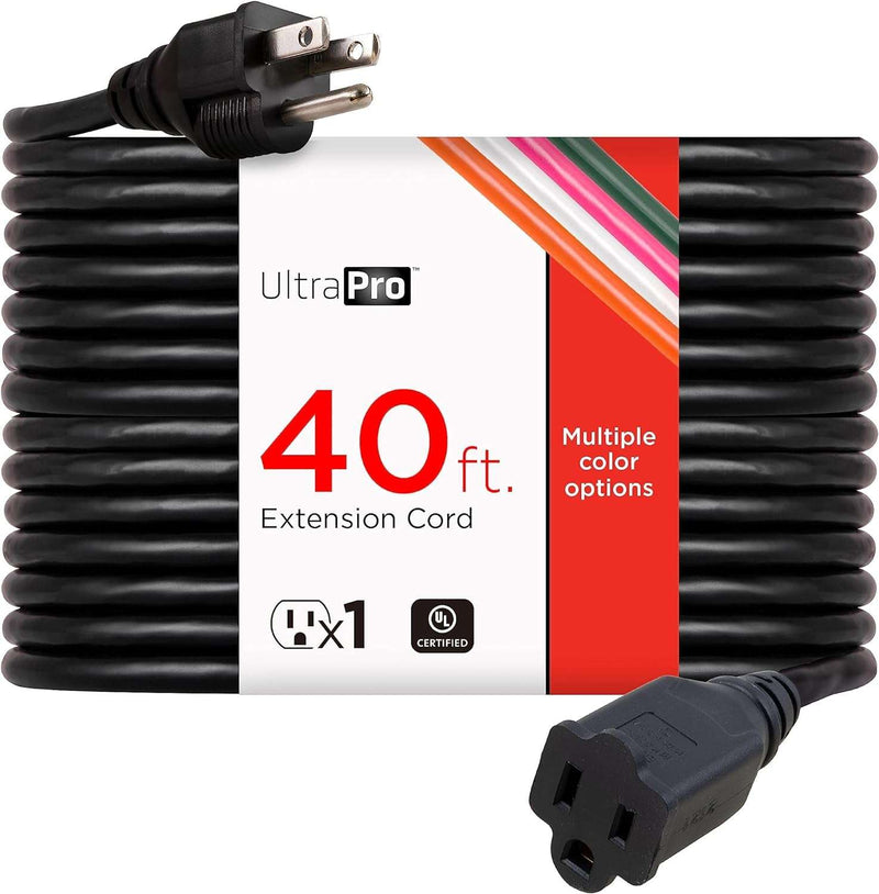 15 Ft Heavy Duty Outdoor Extension Cord, 16 Gauge, 3 - Prong - Lacatang Shop