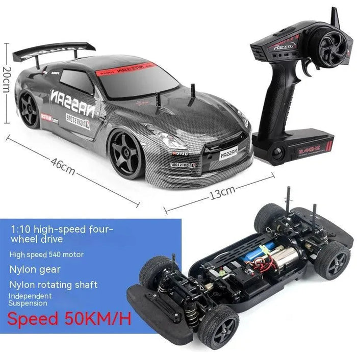 Drift Four-wheel Drive Remote Control Racing Car Wireless Children's Plastic Toys - Lacatang Shop