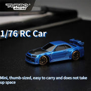 1/76 RC Mini Drift Car TURBO RACING Rear Wheel Drive Racing Built in Metal Weights for Boys Gift RTR Mode - Lacatang Shop