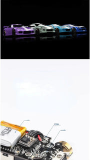 1/76 RC Mini Drift Car TURBO RACING Rear Wheel Drive Racing Built in Metal Weights for Boys Gift RTR Mode - Lacatang Shop