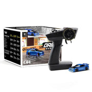 1/76 RC Mini Drift Car TURBO RACING Rear Wheel Drive Racing Built in Metal Weights for Boys Gift RTR Mode - Lacatang Shop