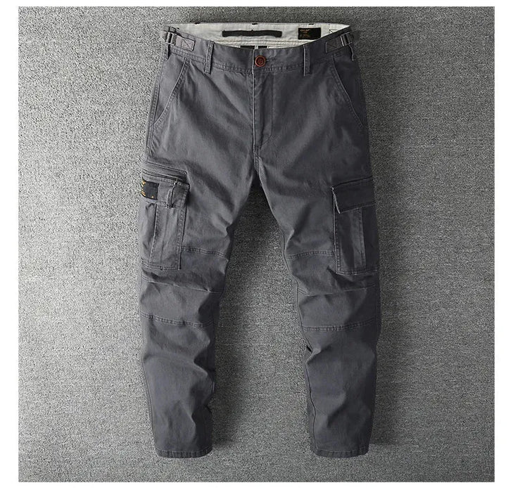 Fashion Camouflage Cargo Pants Men Casual Straight Loose Baggy Tactical Trousers Streetwear Hiphop Harem Joggers Clothing