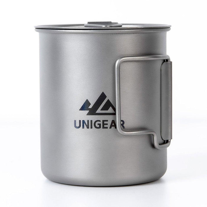 100% Titanium Camping Cup 450ml - Lacatang Shop