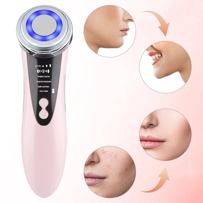 7 in 1 Face Lift Device - EMS RF Microcurrent Skin Rejuvenation, Facial Massager, Light Therapy, anti Aging /Wrinkle /Beauty Apparatus - Unisex - Lacatang Shop