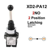 1pc XD2 - PA14/PA22/PA12/PA24 Metal Plastic 2NO 2/4Positions 4NO Cross - Lacatang Shop