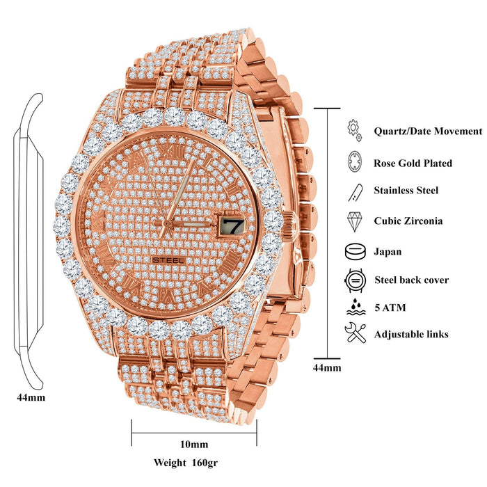 METEORITE STEEL WATCH | 530545 - Lacatang Shop