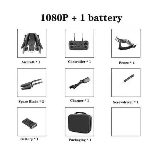 2021 NEW Drone 4k profession HD Wide Angle Camera 1080P WiFi fpv Drone - Lacatang Shop