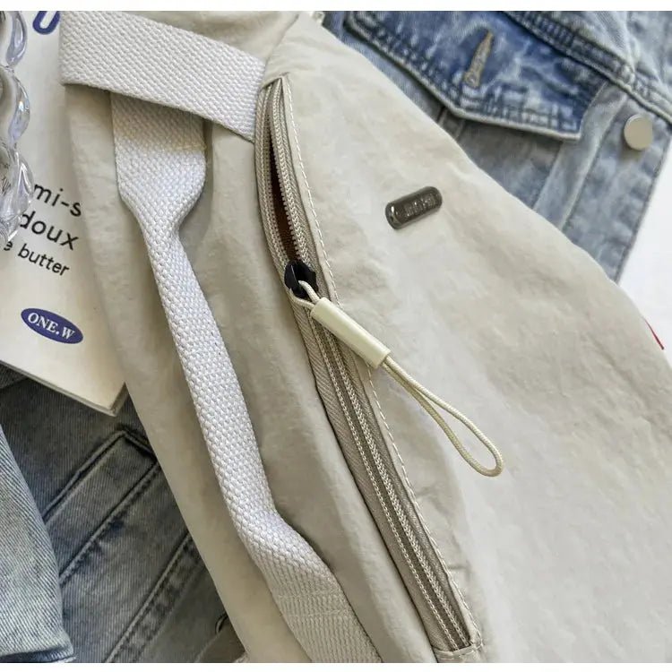 2024 New Fashion Trend Crossbody Chest Bag Simple Lightweight Versatile Handbag Outdoor Sports Style Mobile Phone Small Bag - Lacatang Shop