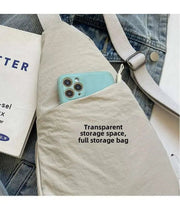 2024 New Fashion Trend Crossbody Chest Bag Simple Lightweight Versatile Handbag Outdoor Sports Style Mobile Phone Small Bag - Lacatang Shop