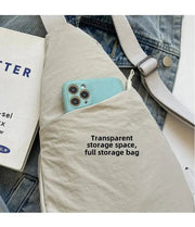 2024 New Fashion Trend Crossbody Chest Bag Simple Lightweight Versatile Handbag Outdoor Sports Style Mobile Phone Small Bag - Lacatang Shop