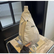 2024 New Fashion Trend Crossbody Chest Bag Simple Lightweight Versatile Handbag Outdoor Sports Style Mobile Phone Small Bag - Lacatang Shop