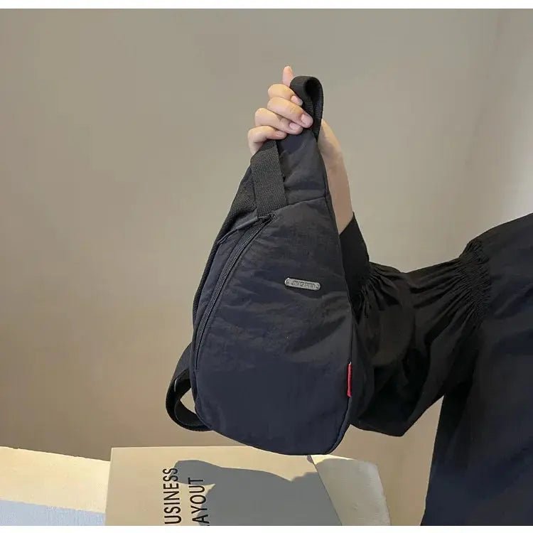 2024 New Simple Multi functional Cross Shoulder Bag Casual Lightweight Sports Small Bag Trendy Men's Women's Mobile Chest Bag - Lacatang Shop