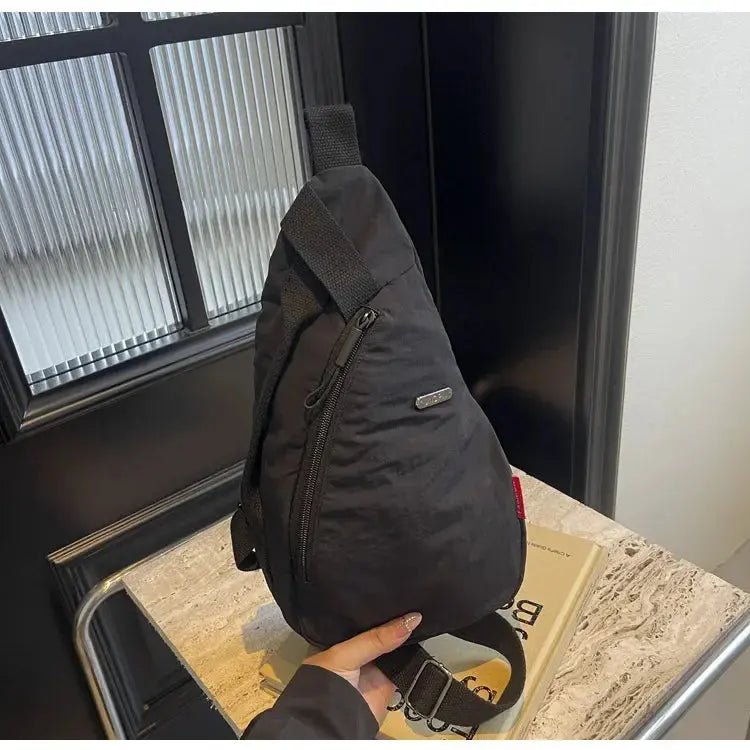 2024 New Simple Multi functional Cross Shoulder Bag Casual Lightweight Sports Small Bag Trendy Men's Women's Mobile Chest Bag - Lacatang Shop