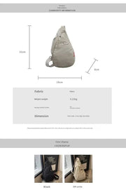 2024 New Simple Multi functional Cross Shoulder Bag Casual Lightweight Sports Small Bag Trendy Men's Women's Mobile Chest Bag - Lacatang Shop