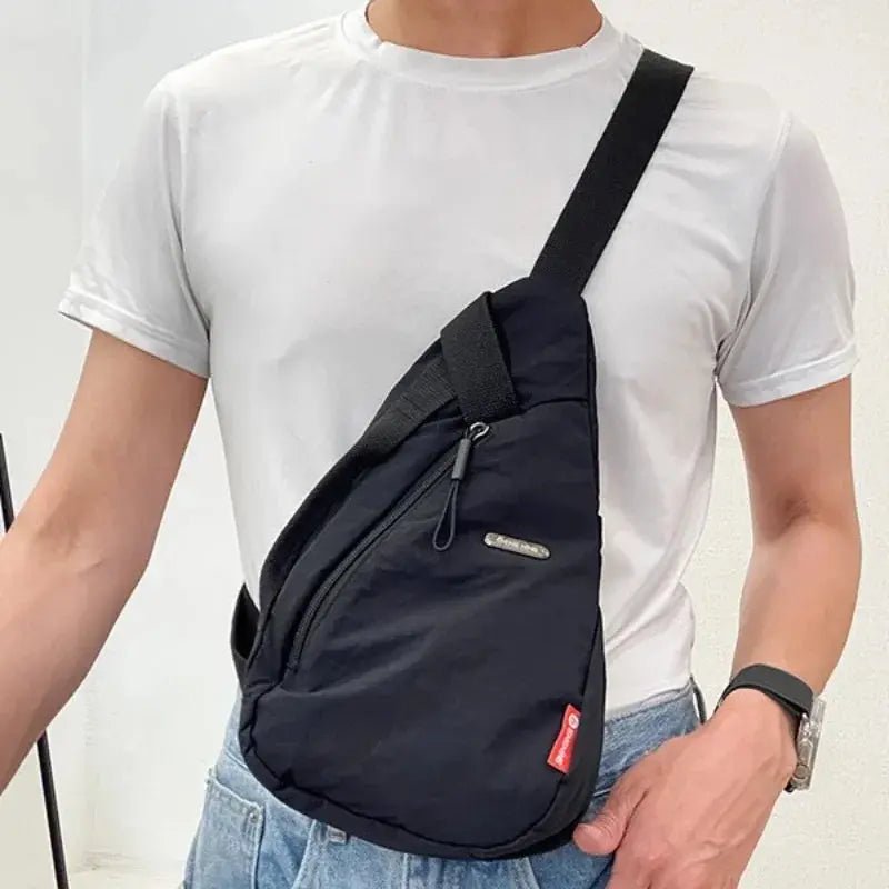 2024 New Simple Multi functional Cross Shoulder Bag Casual Lightweight Sports Small Bag Trendy Men's Women's Mobile Chest Bag - Lacatang Shop