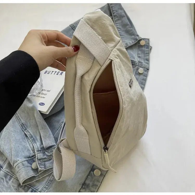 2024 New Simple Multi functional Cross Shoulder Bag Casual Lightweight Sports Small Bag Trendy Men's Women's Mobile Chest Bag - Lacatang Shop