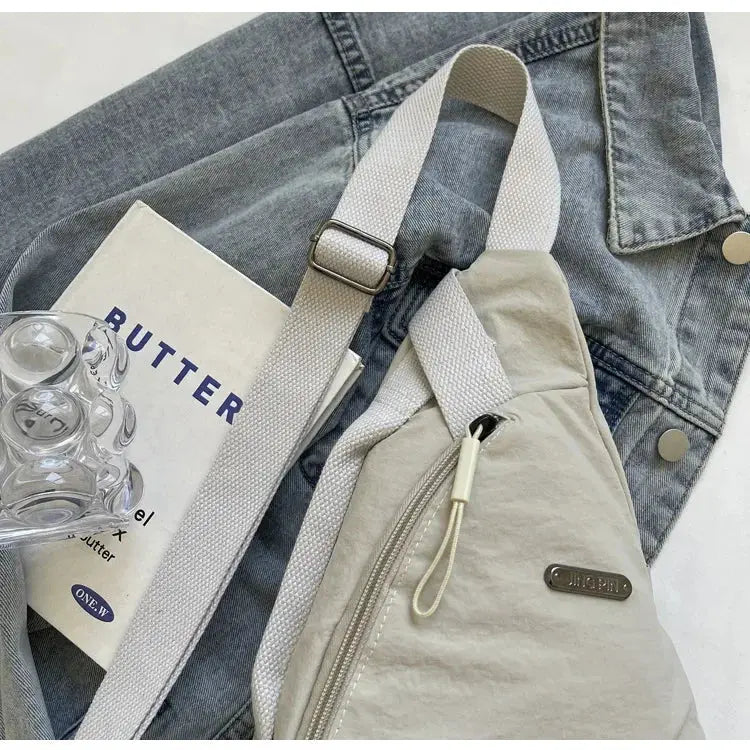 2024 New Simple Multi functional Cross Shoulder Bag Casual Lightweight Sports Small Bag Trendy Men's Women's Mobile Chest Bag - Lacatang Shop