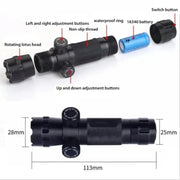 2024 Red Green Dot Lase - r Sight Metal Shell Infrared Sight Calibrator Adjustable Hand - adjusted Lase - r Pointer For Hunting - Lacatang Shop