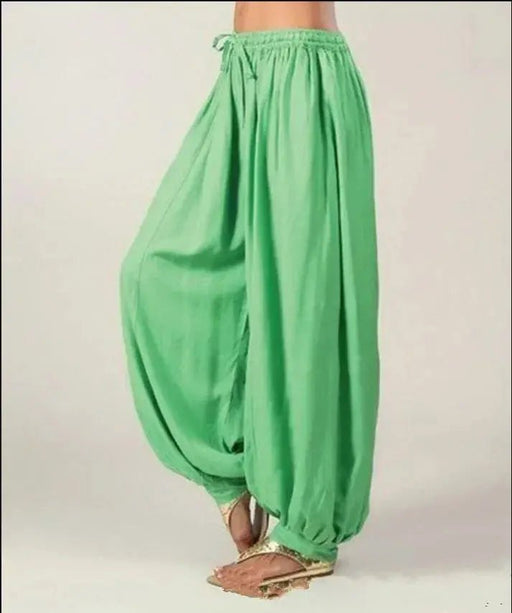 2024 Women's Spring Summer Lantern Pants Trousers Solid Loose Pleated Drawstring Casual Ankle Sports Pants Female Baggy Pants - Lacatang Shop