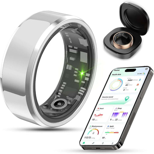 2025 Smart Health Tracker Ring - IP68 Waterproof Fitness Tracker