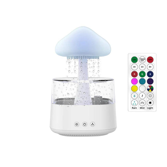 Relax Cloud Rain Diffuser: Ultrasonic Aromatherapy Humidifier with Colorful Lamp - Lacatang Shop