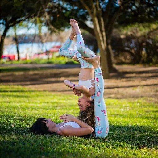 22 Spring & Fall New Arrival Matching Mother Girl Kids Mermaid Fitness Exercise Yoga Pants High Elastic Quick - Drying Tight Fitness - Lacatang Shop