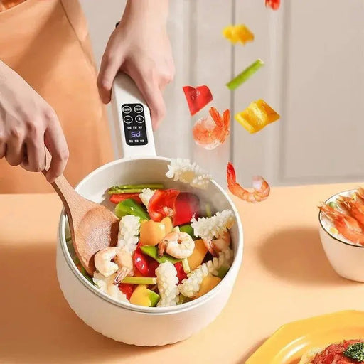 220V Multifunctional Electric Cooker Ceramic Pot Household Low - Power Student Dormitory Rice Cooker Noodle Soup With Steamer Pot - Lacatang Shop