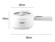 220V Multifunctional Electric Cooker Ceramic Pot Household Low - Power Student Dormitory Rice Cooker Noodle Soup With Steamer Pot - Lacatang Shop