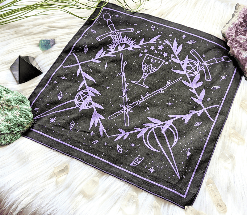 Tarot Altar Cloth | Access Our Eyes - Lacatang Shop