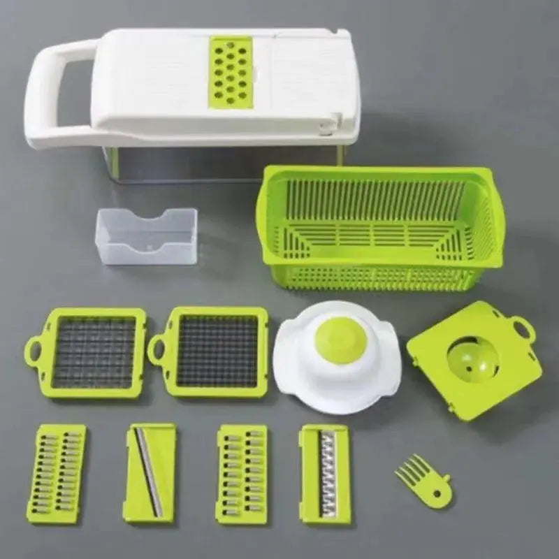 12 in 1 Manual Vegetable Chopper Kitchen Gadgets Food Chopper Onion Cutter Vegetable Slicer 

Efficiently Chop Veggies with our All-in-One Kitchen Chopper - Multipurpose Gadget Slices, Dices, and Chops like a Pro! 
  Aliexpress Lacatang Shop 