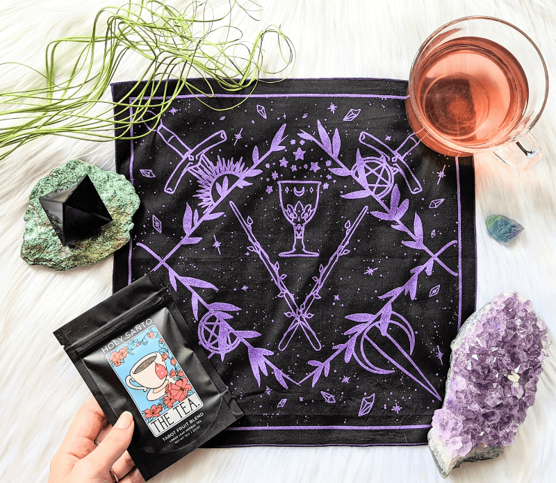 Tarot Altar Cloth | Access Our Eyes - Lacatang Shop