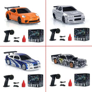 2.4G RC Drift Car 1/43 4WD Remote Control Car - High Speed Mini Racing Model